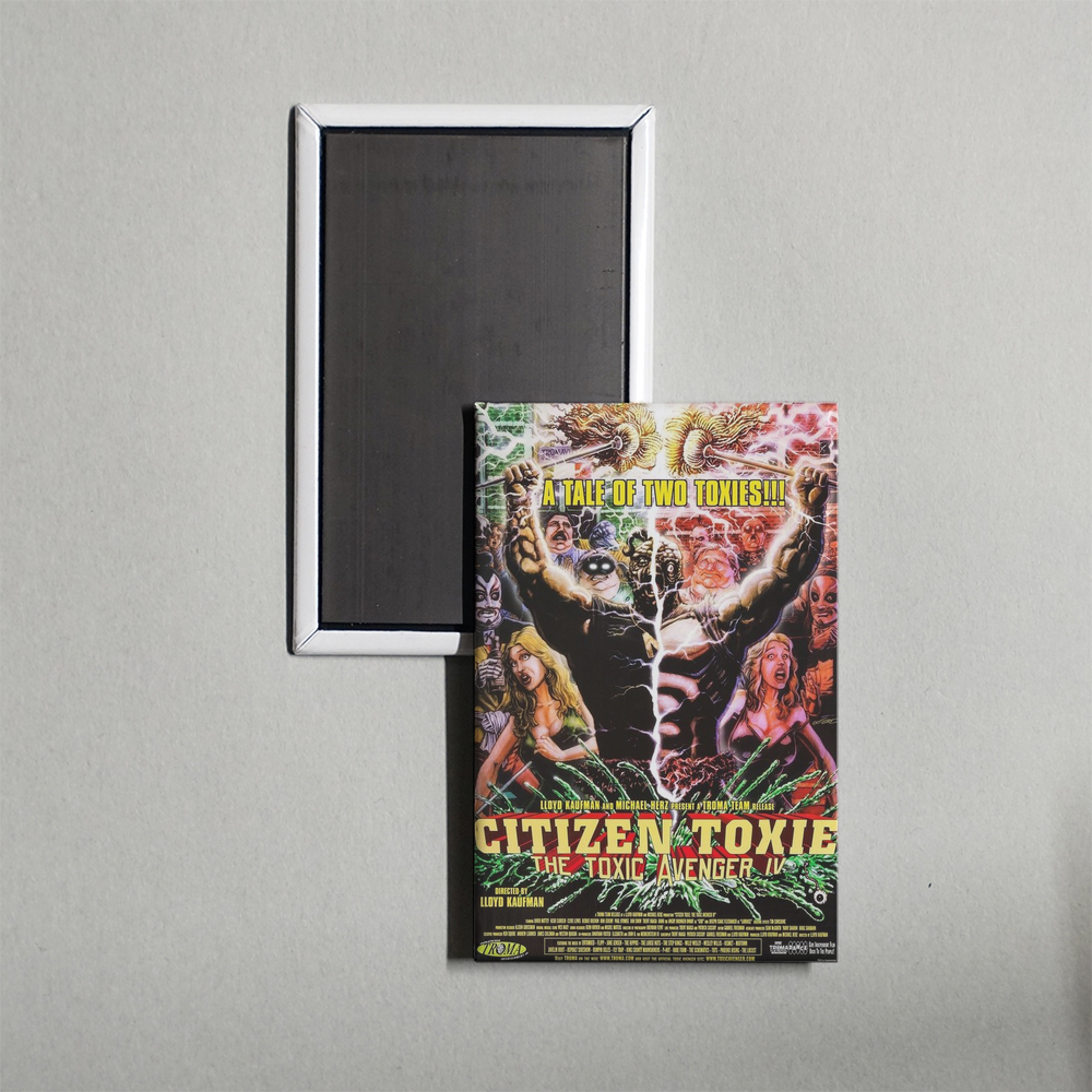 Citizen Toxie The Toxic Avenger IV Mini Movie Fridge Magnet