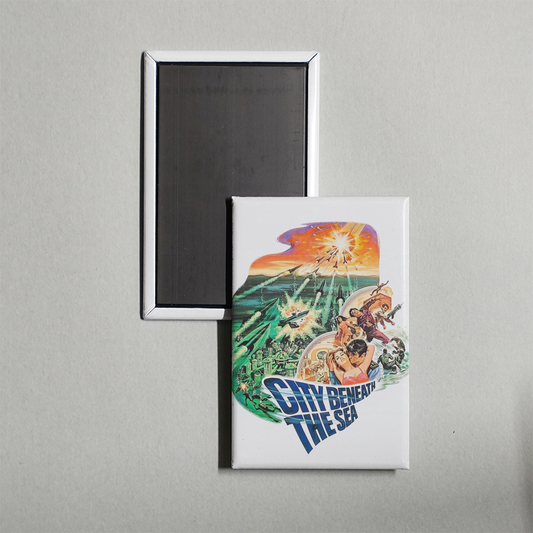 City Beneath the Sea Mini Movie Fridge Magnet