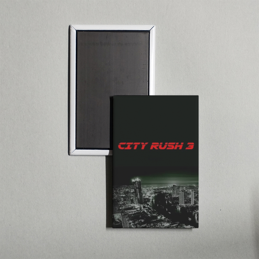 City Rush 3 Mini Movie Fridge Magnet