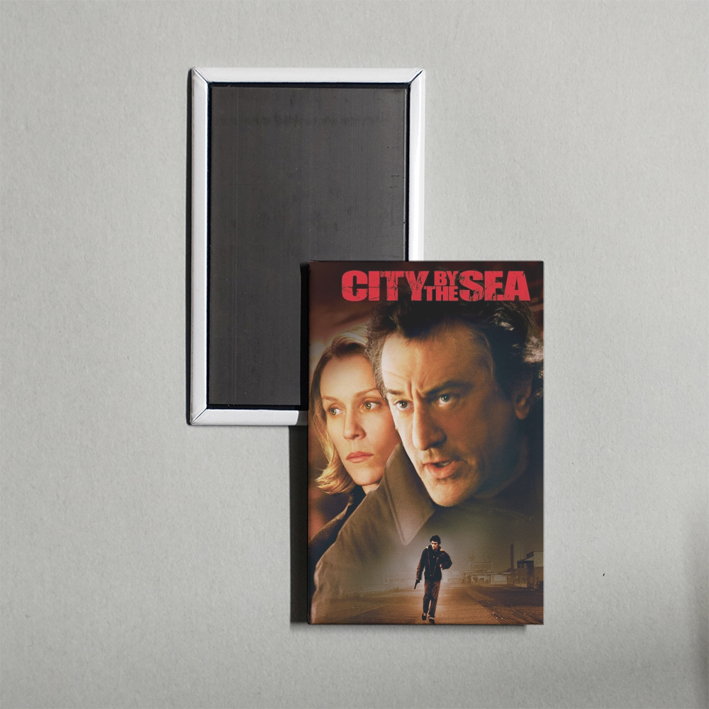 City by the Sea Mini Movie Fridge Magnet