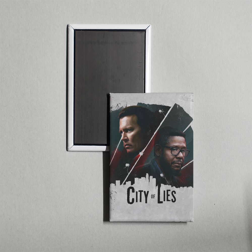 City of Lies Mini Movie Fridge Magnet