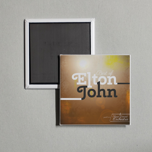 Classic Concert Orchestra - Best of Elton John - Greatest Hits Go Classic Album Cover Fridge Magnet