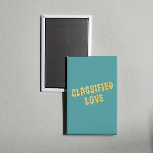 Classified Love Mini Movie Fridge Magnet