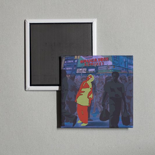 Claude Nougaro - Nougayork Remixes (feat. Marquis Hill) Album Cover Fridge Magnet