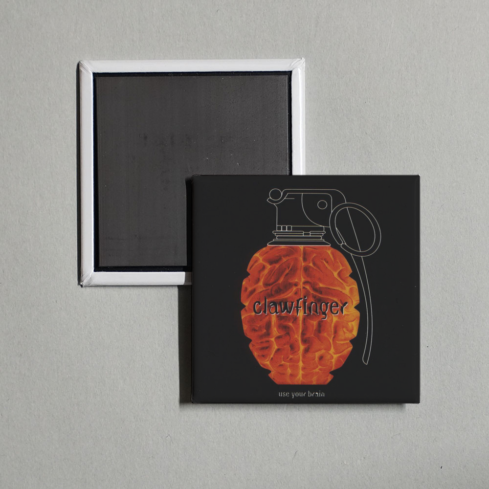 Clawfinger - Use Your Brain Album Cover Fridge Magnet