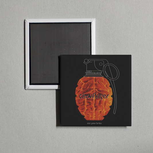 Clawfinger - Use Your Brain Album Cover Fridge Magnet