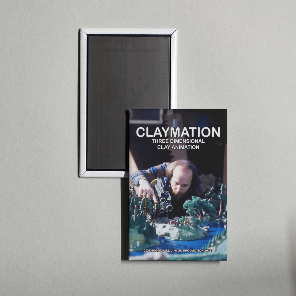 Claymation Three Dimensional Clay Animation Mini Movie Fridge Magnet