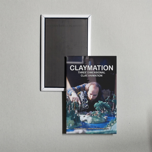 Claymation Three Dimensional Clay Animation Mini Movie Fridge Magnet
