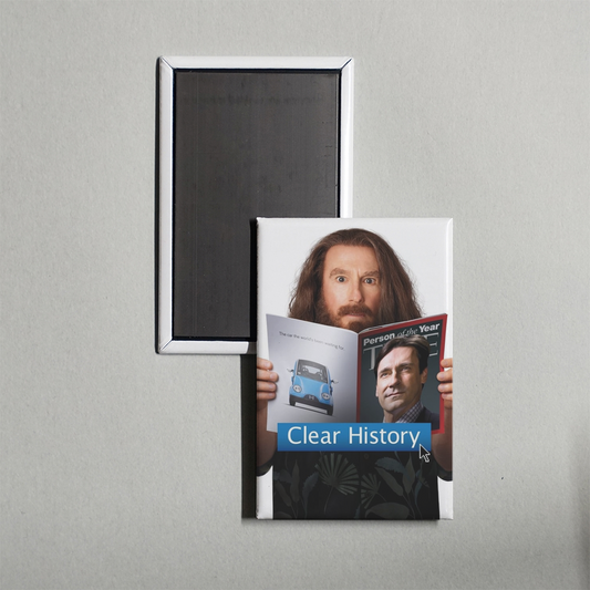 Clear History Mini Movie Fridge Magnet