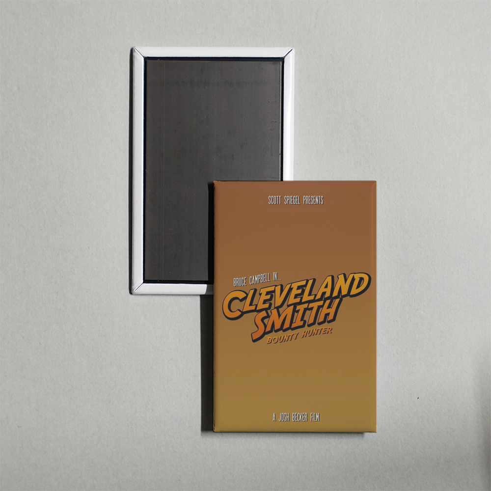 Cleveland Smith, Bounty Hunter Mini Movie Fridge Magnet