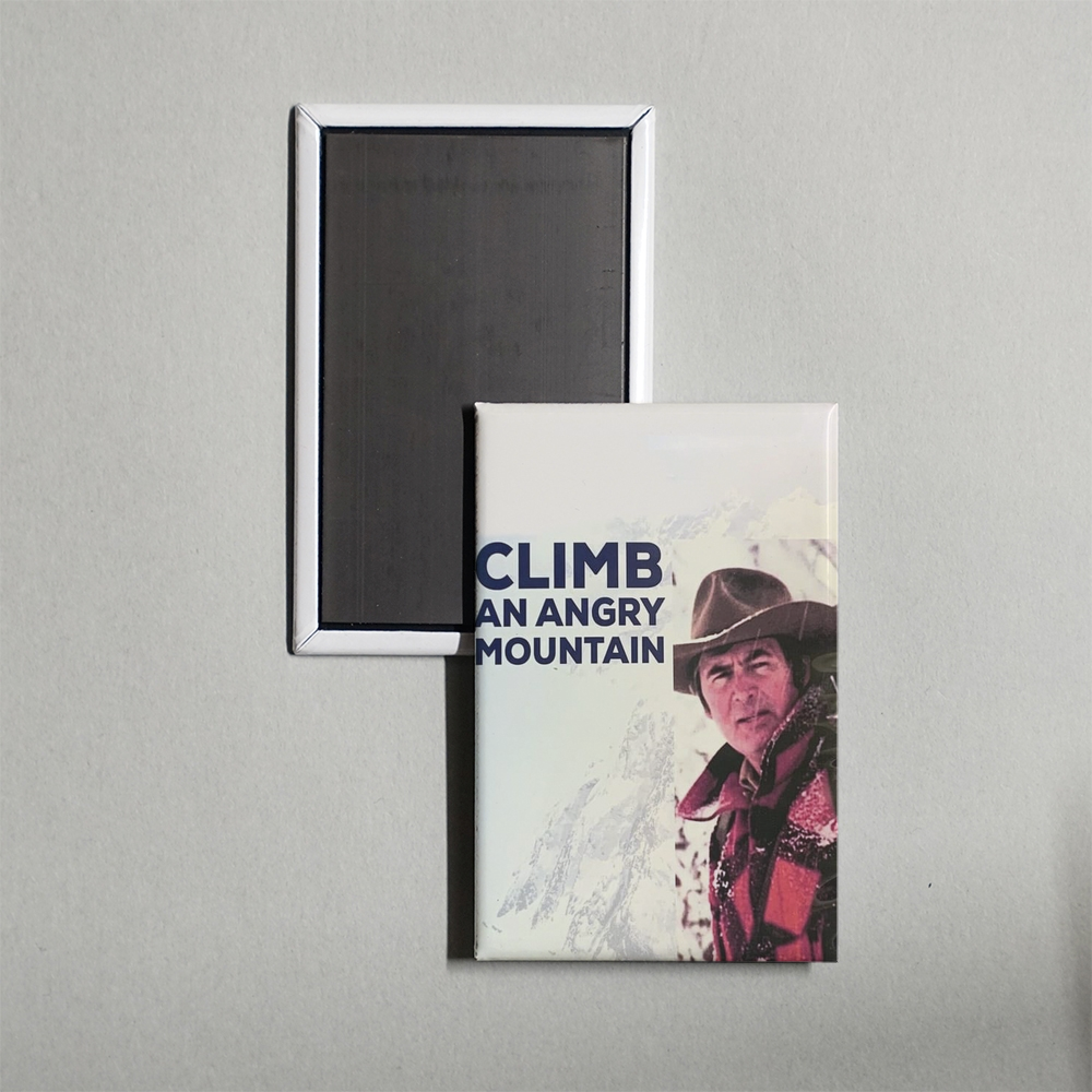 Climb an Angry Mountain Mini Movie Fridge Magnet