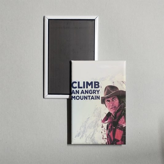 Climb an Angry Mountain Mini Movie Fridge Magnet
