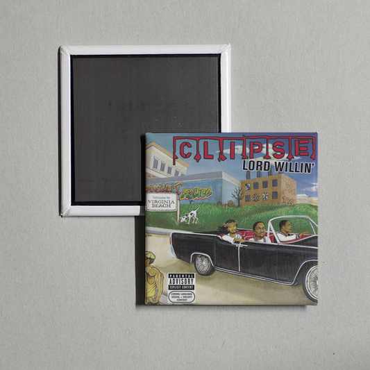 Clipse - Lord Willin' Album Cover Fridge Magnet
