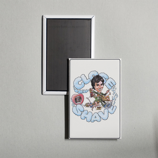 Close Shave Mini Movie Fridge Magnet