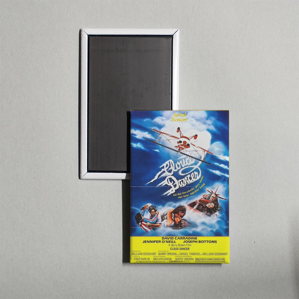 Cloud Dancer Mini Movie Fridge Magnet