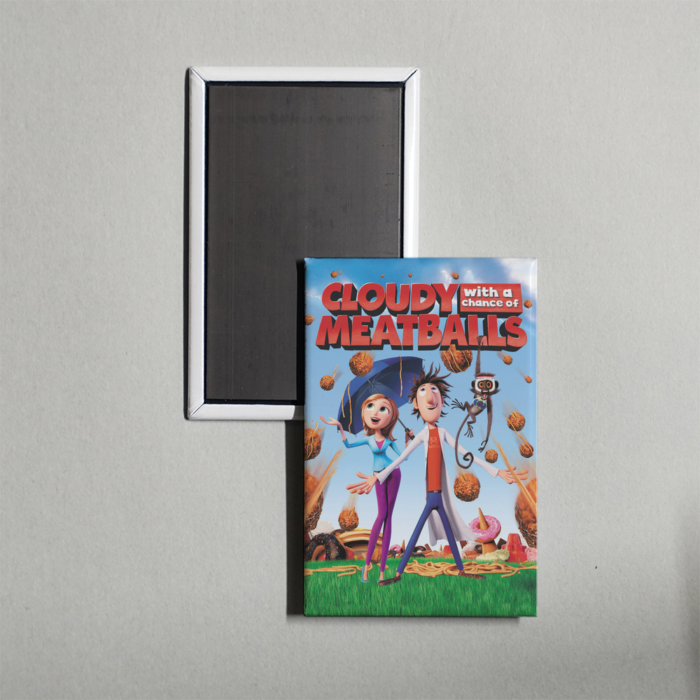 Cloudy with a Chance of Meatballs Mini Movie Fridge Magnet
