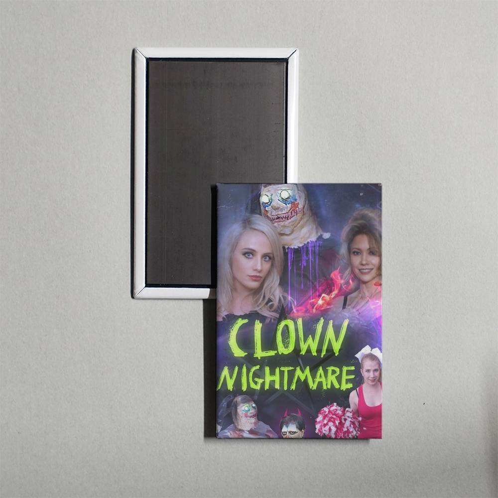 Clown Nightmare Mini Movie Fridge Magnet