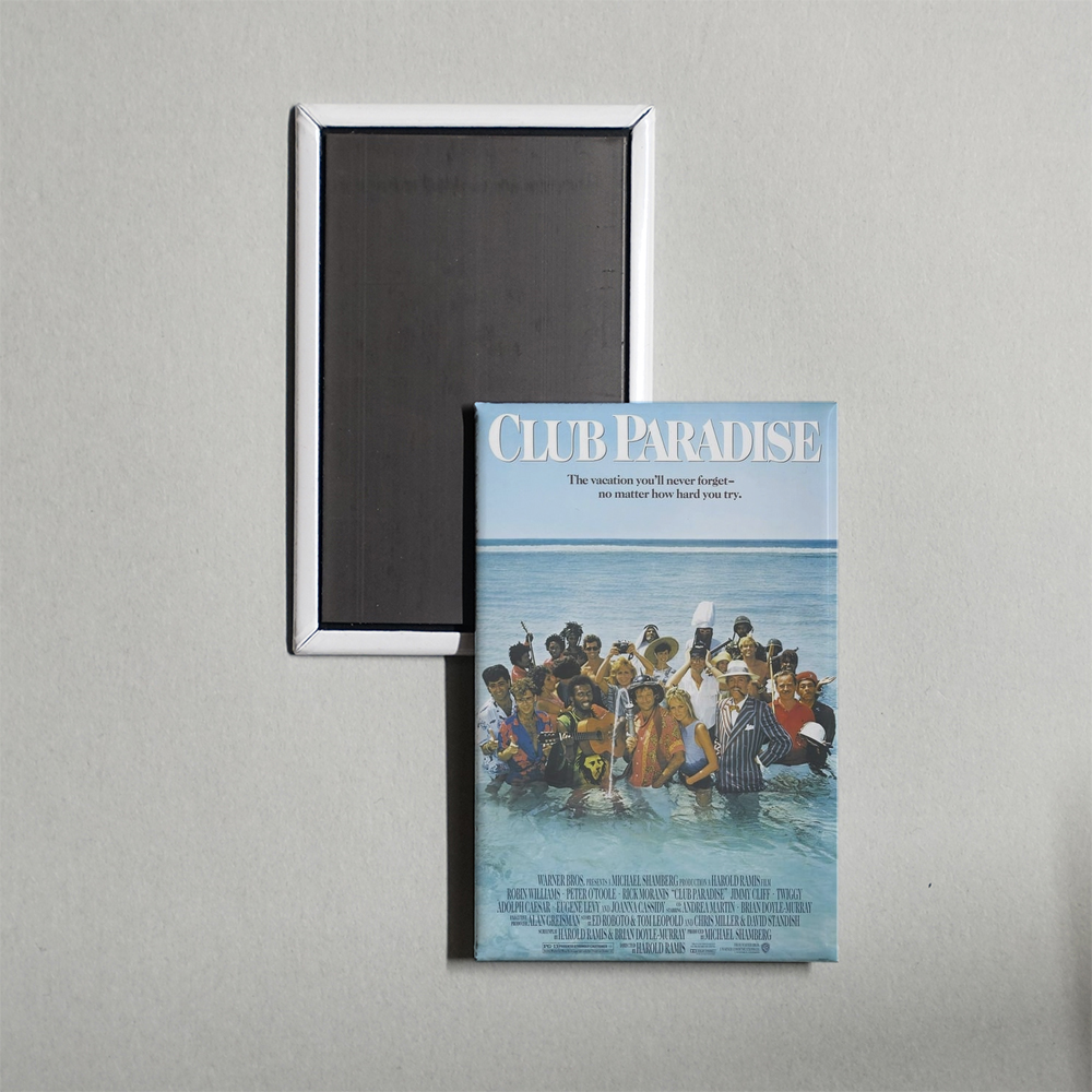 Club Paradise Mini Movie Fridge Magnet