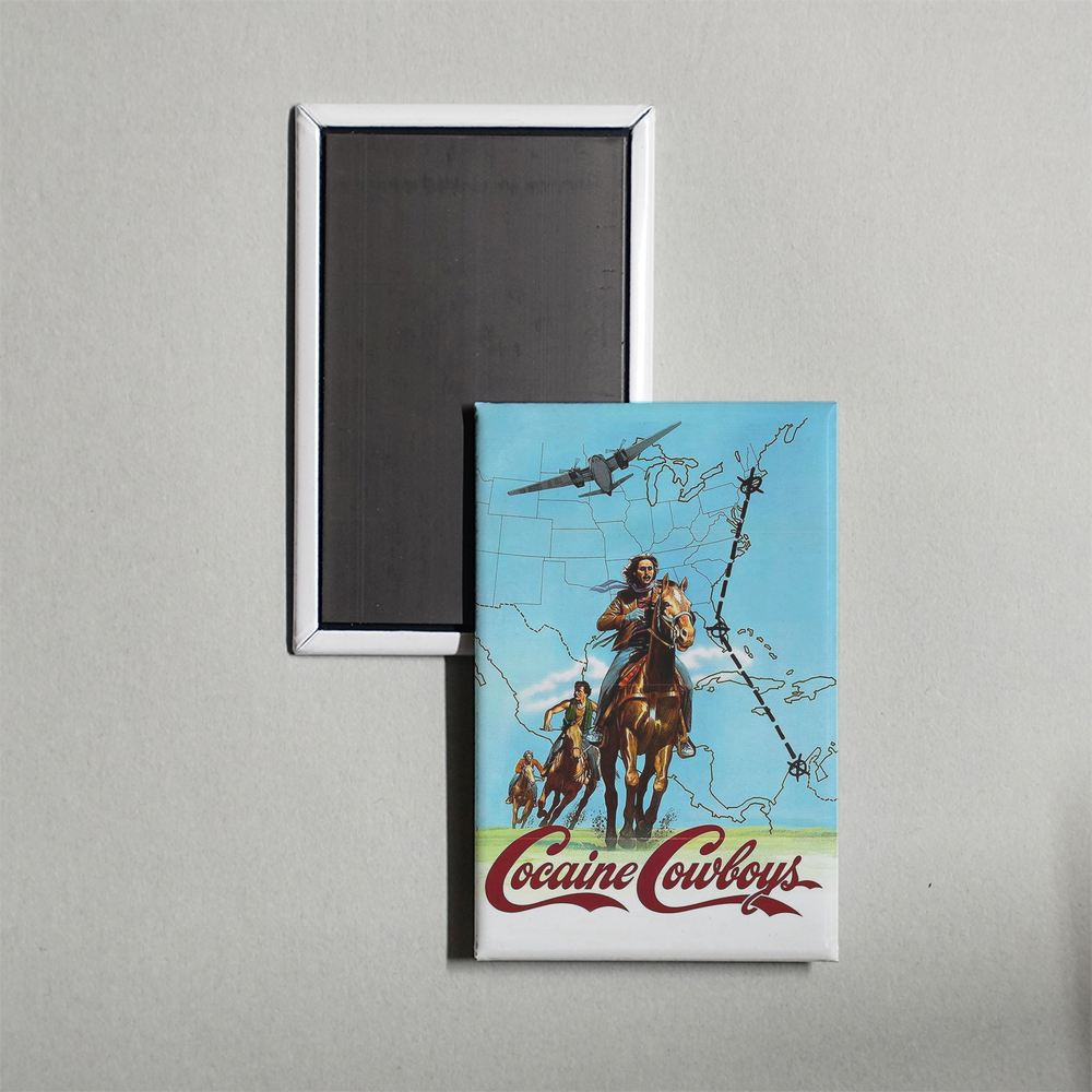 Cocaine Cowboys Mini Movie Fridge Magnet