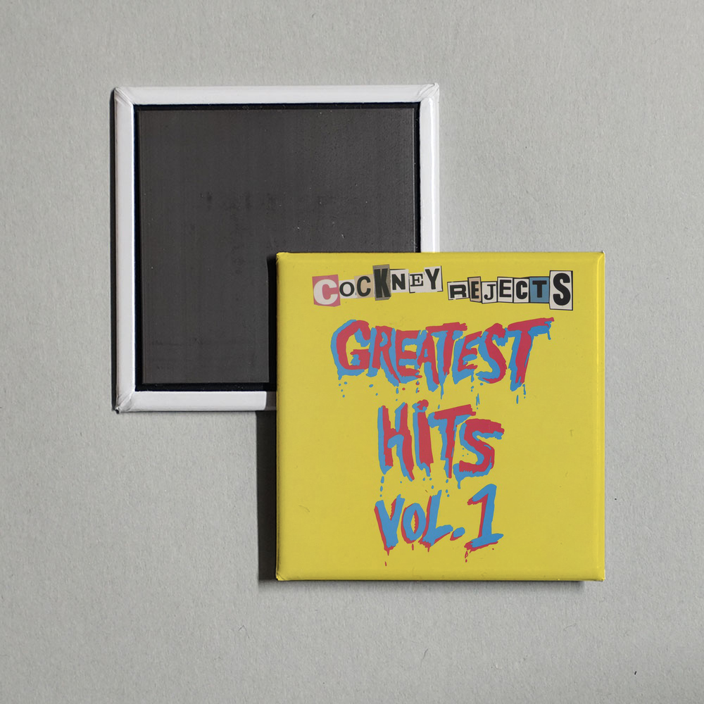Cockney Rejects - Greatest Hits Vol. 1 Album Cover Fridge Magnet