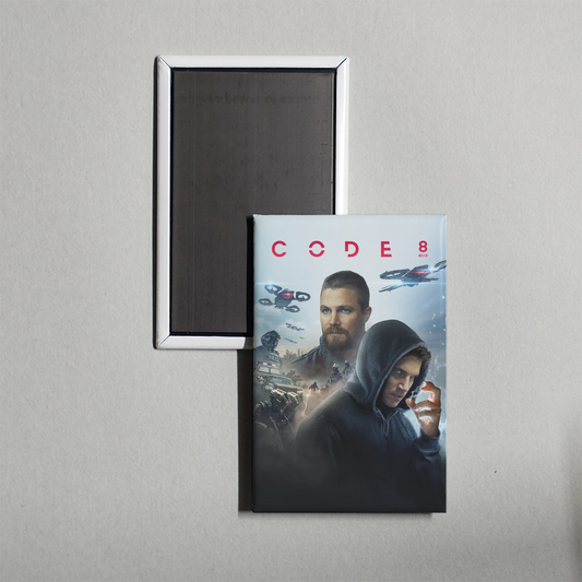 Code 8 Mini Movie Fridge Magnet