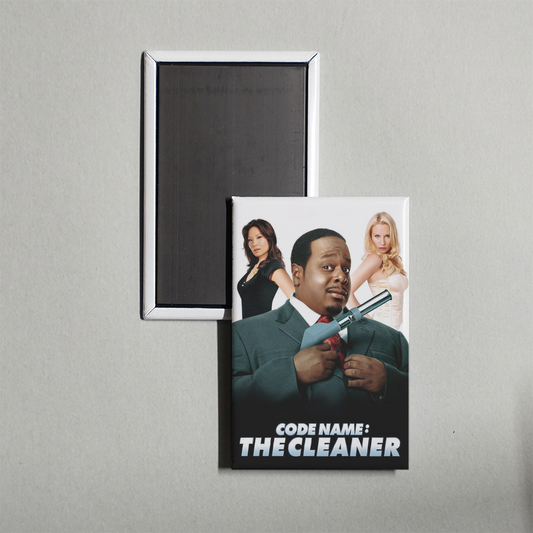 Code Name The Cleaner Mini Movie Fridge Magnet