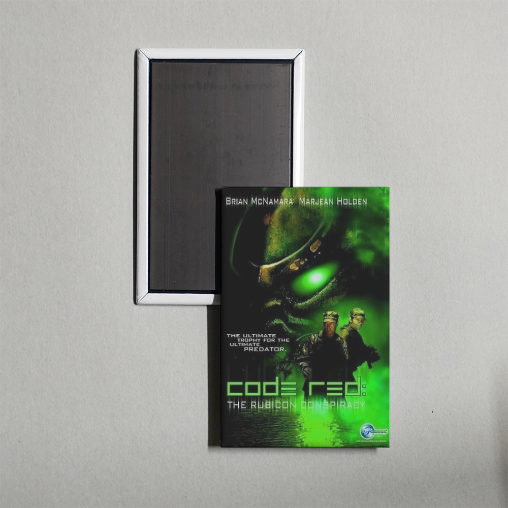Code Red The Rubicon Conspiracy Mini Movie Fridge Magnet