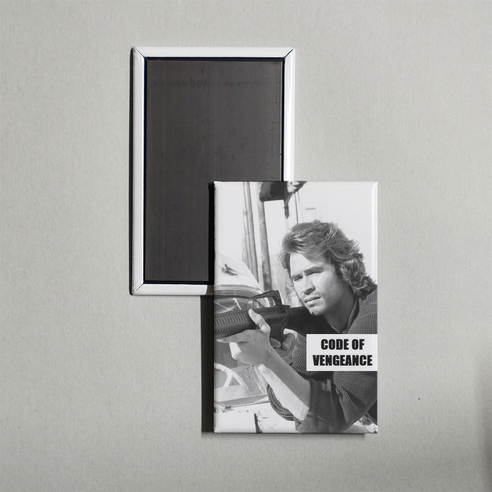 Code of Vengeance Mini Movie Fridge Magnet