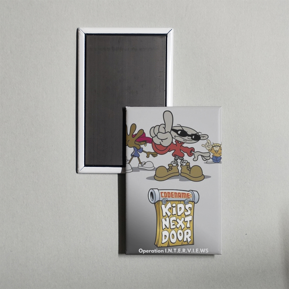 Codename Kids Next Door Operation I.N.T.E.R.V.I.E.W.S. Mini Movie Fridge Magnet