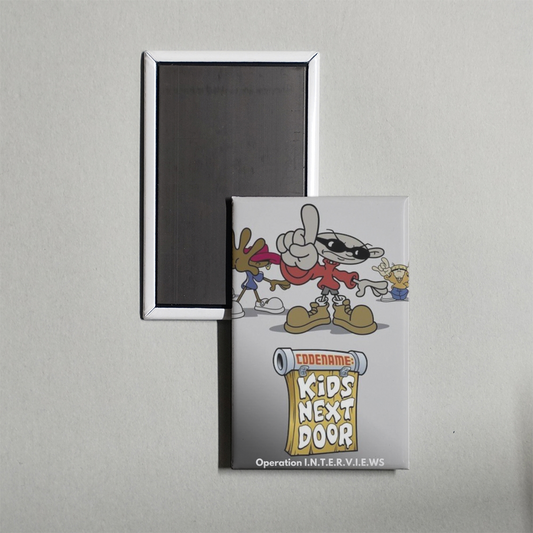 Codename Kids Next Door Operation I.N.T.E.R.V.I.E.W.S. Mini Movie Fridge Magnet