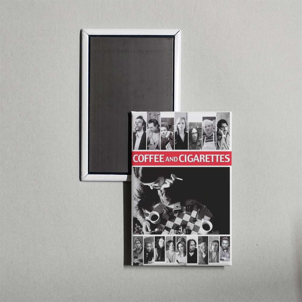 Coffee and Cigarettes Mini Movie Fridge Magnet