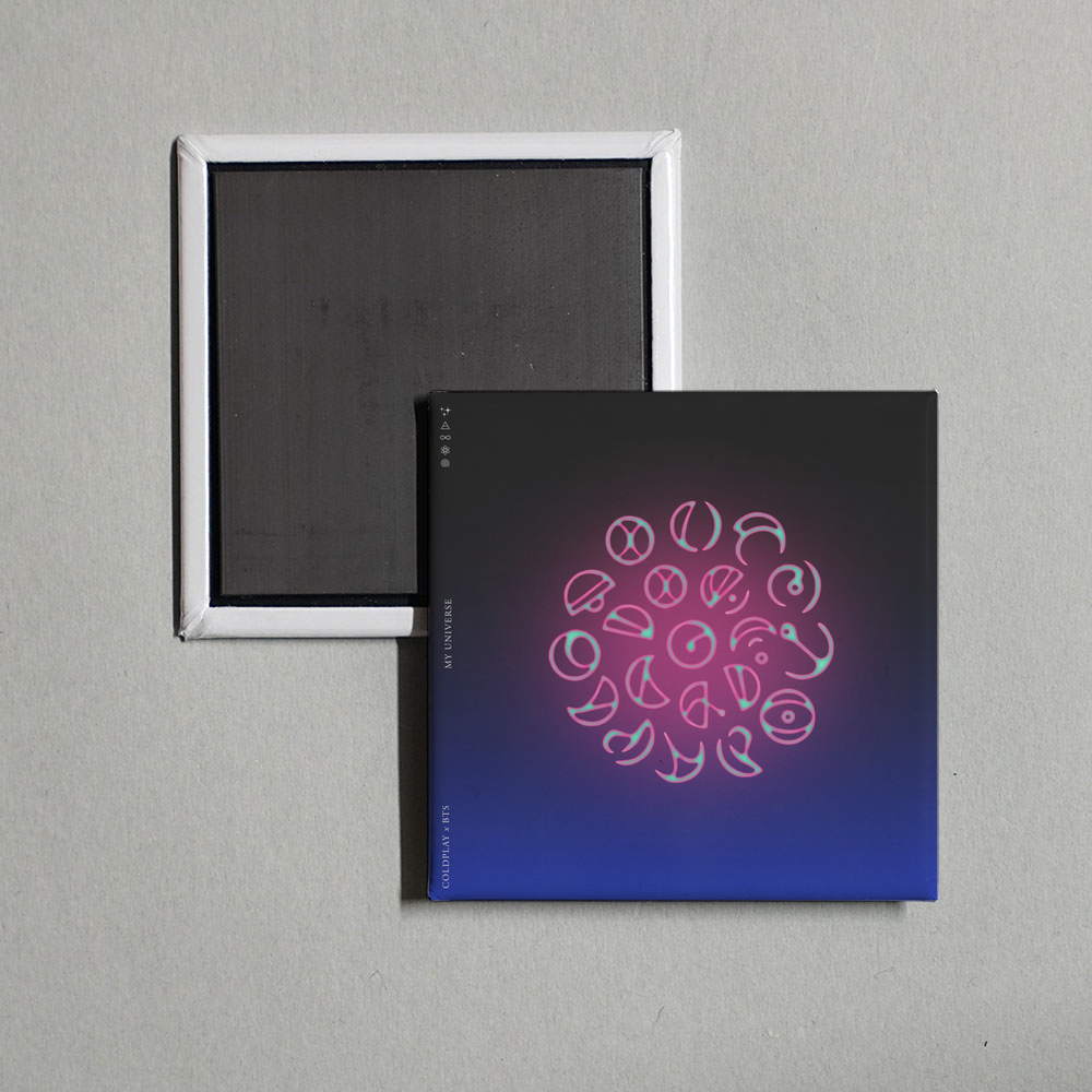 Coldplay - My Universe Album Cover Fridge Magnet