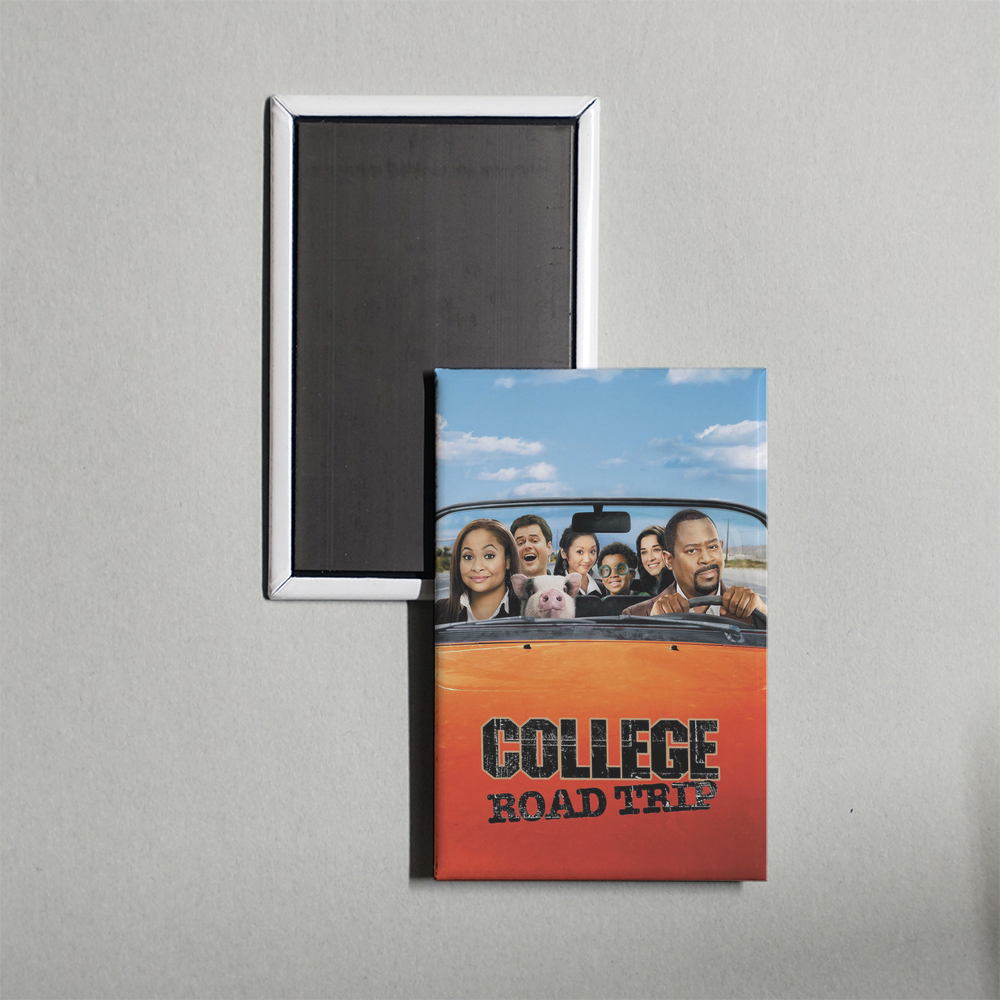 College Road Trip Mini Movie Fridge Magnet