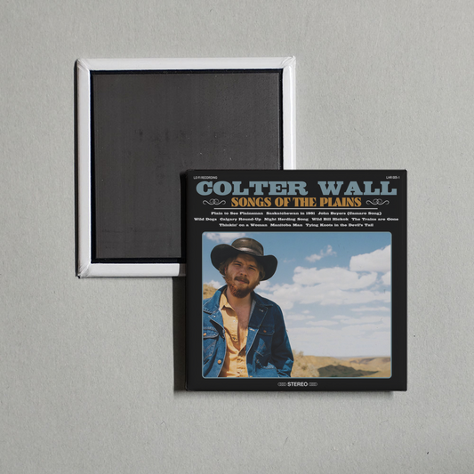 Colter Wall - Songs of the Plains Album Cover Fridge Magnet