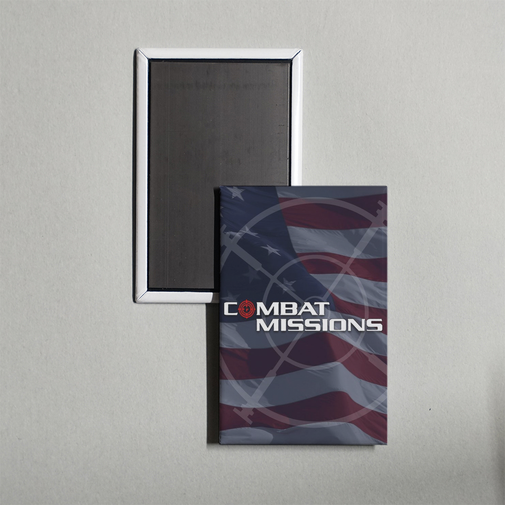 Combat Missions TV Show Fridge Magnet