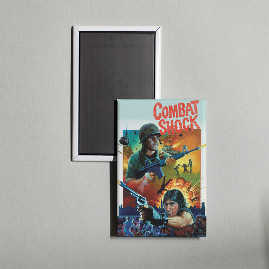 Combat Shock Mini Movie Fridge Magnet