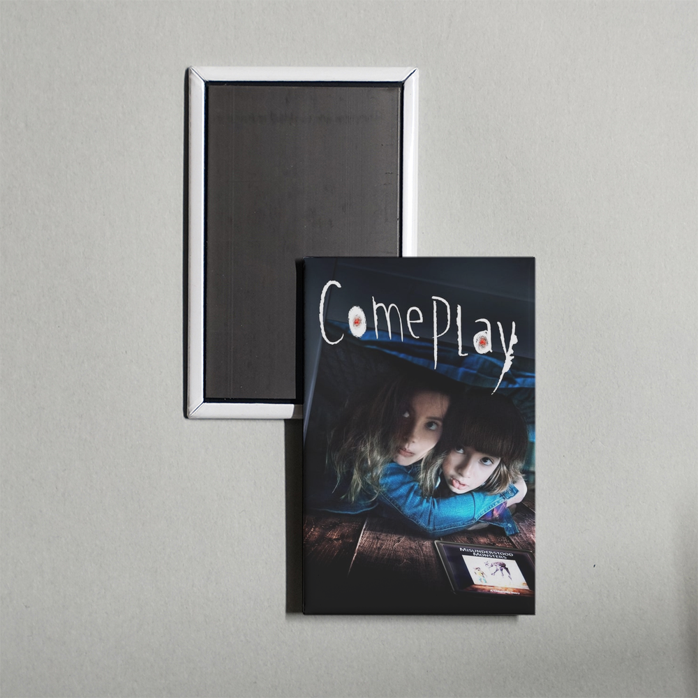 Come Play Mini Movie Fridge Magnet