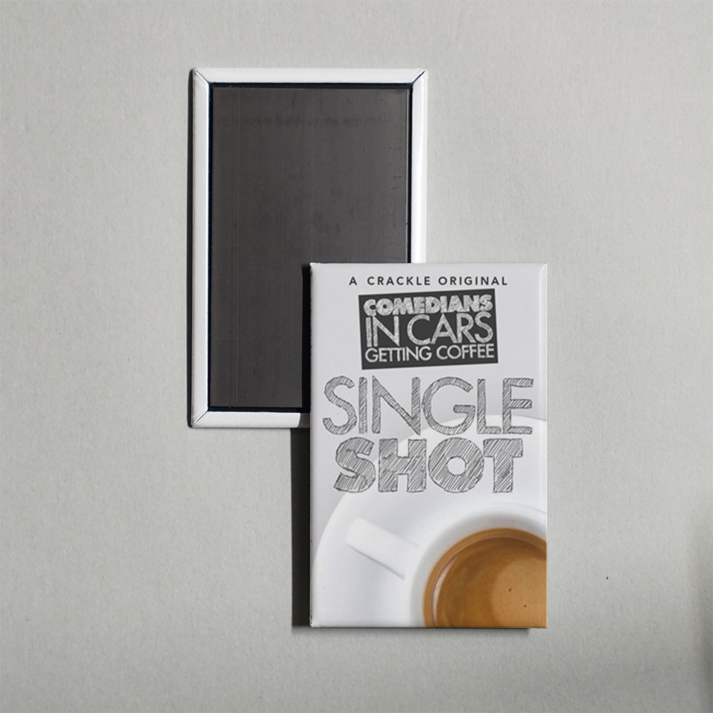 Comedians in Cars Getting Coffee Single Shot TV Show Fridge Magnet