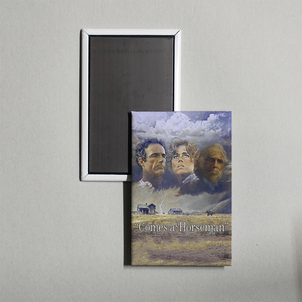 Comes a Horseman Mini Movie Fridge Magnet