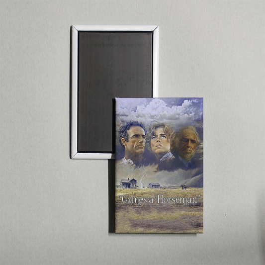 Comes a Horseman Mini Movie Fridge Magnet