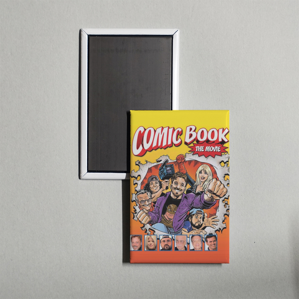 Comic Book The Movie Mini Movie Fridge Magnet