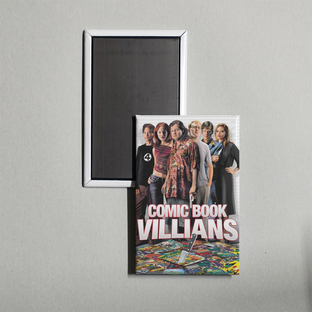 Comic Book Villains Mini Movie Fridge Magnet