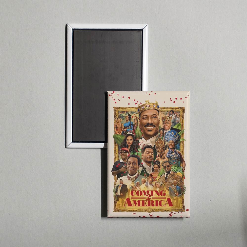Coming 2 America Mini Movie Fridge Magnet