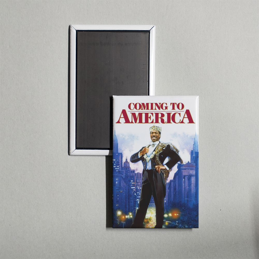 Coming to America Mini Movie Fridge Magnet