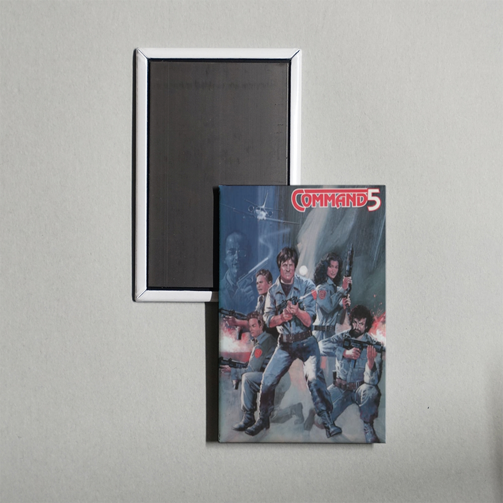 Command 5 Mini Movie Fridge Magnet