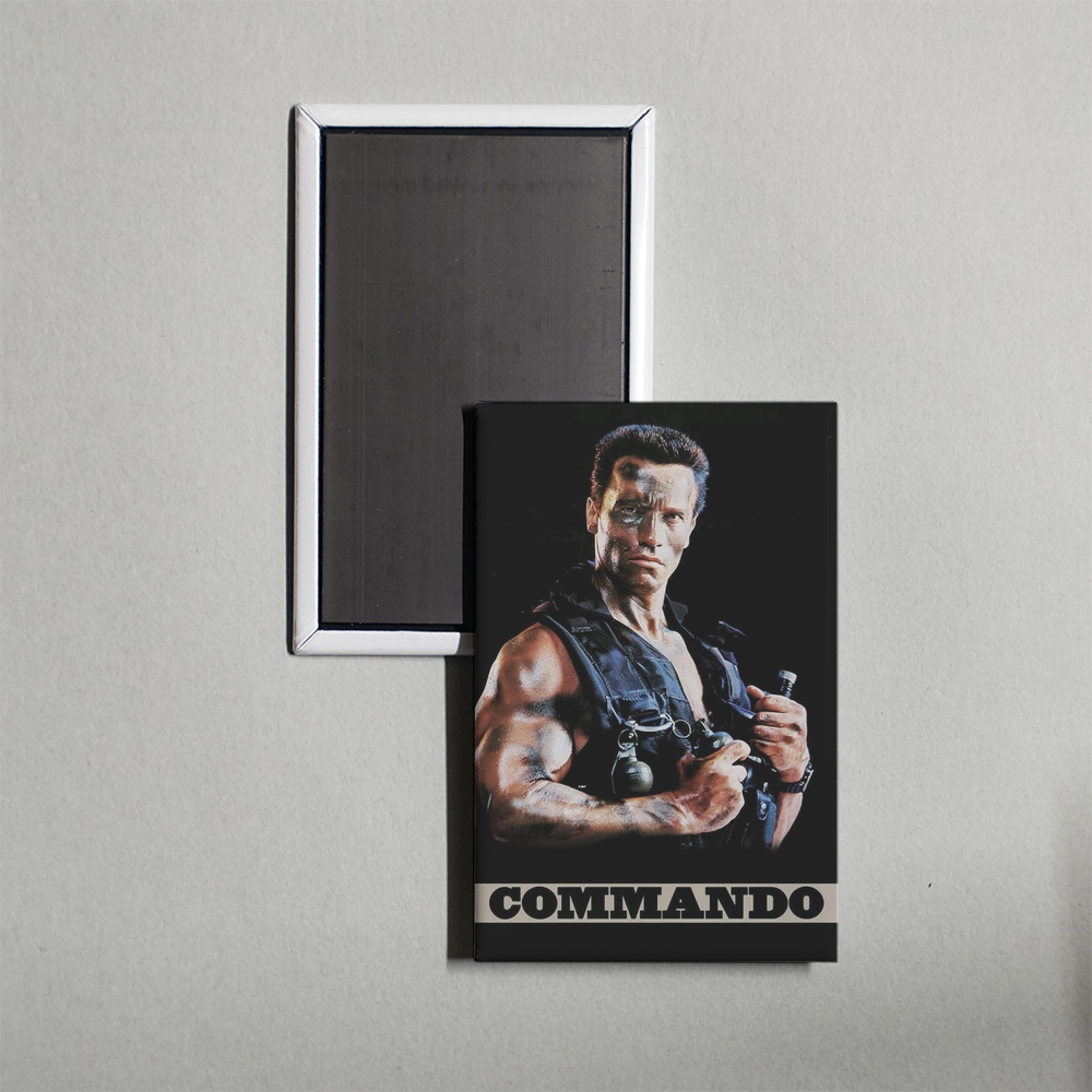 Commando Mini Movie Fridge Magnet
