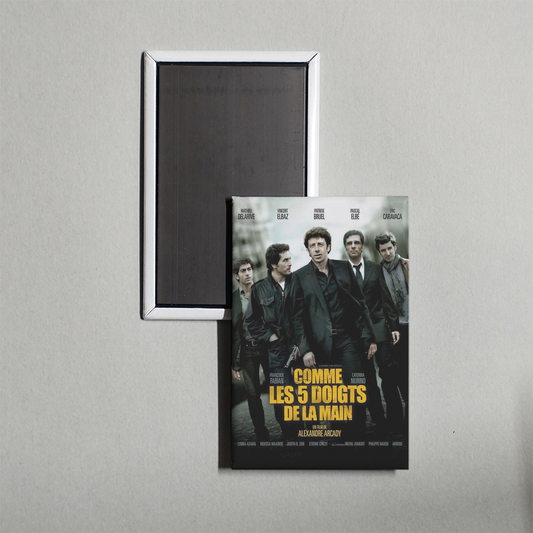 Comme les 5 doigts de la main Mini Movie Fridge Magnet