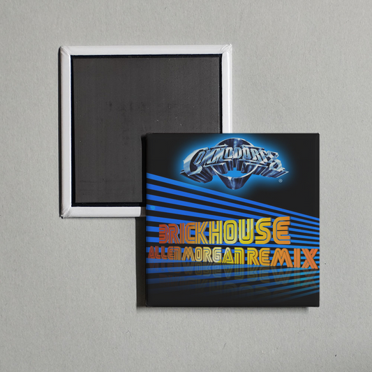 Commodores - Brick House (Allen Morgan Remix) - Single Album Cover Fridge Magnet