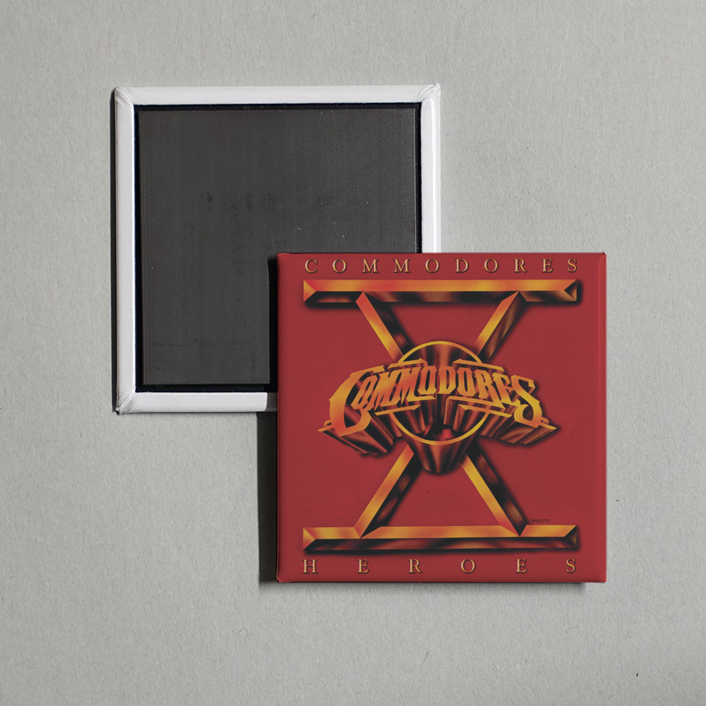 Commodores - Heroes Album Cover Fridge Magnet