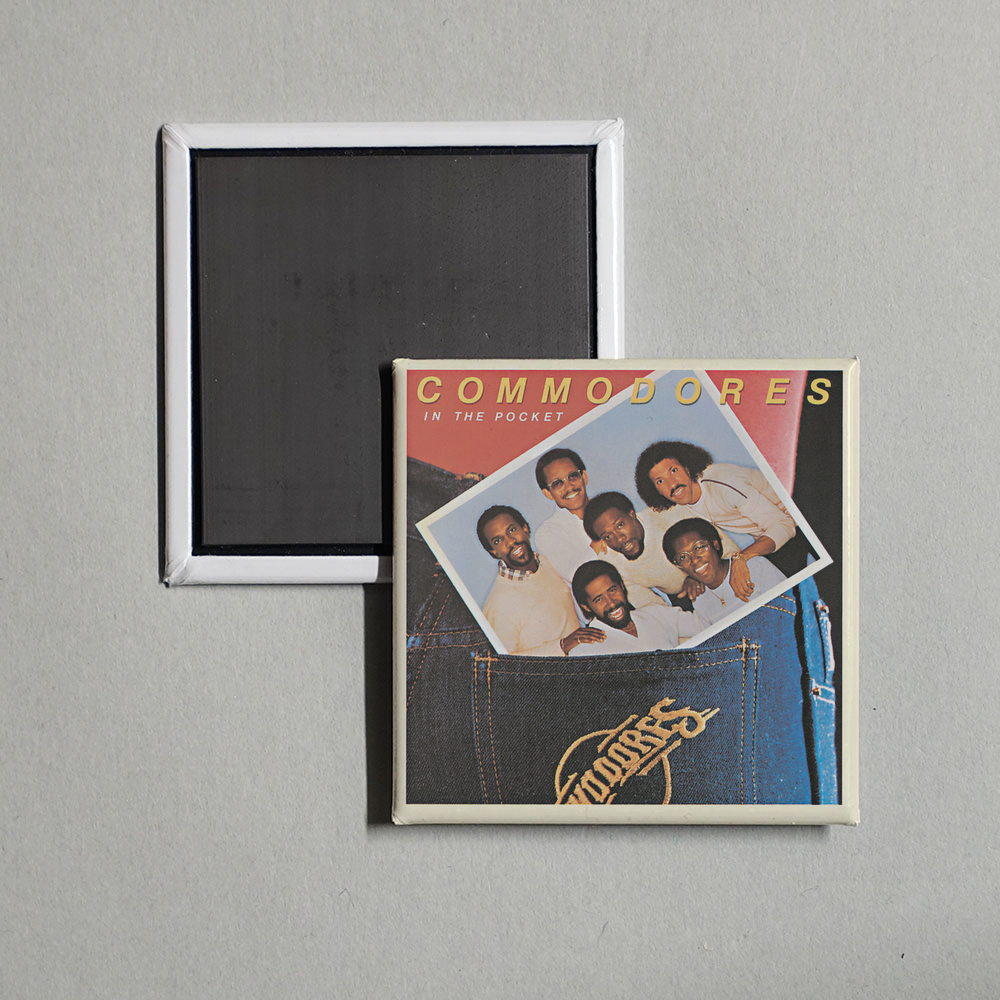 Commodores - In The Pocket Album Cover Fridge Magnet